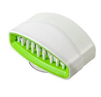 Creatieve keukenborstel met zuignap voor het reinigen van messen, vorken en groenten | Kukhenski