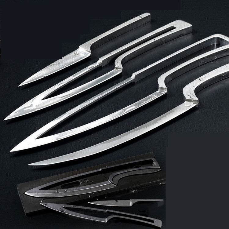 Professional 6-Piece Kitchen Knife Set – Stainless Steel Chef Knives