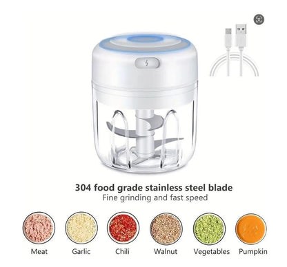 Ергономична преса за чесън – Компактен чопър за лесно и бързо готвене