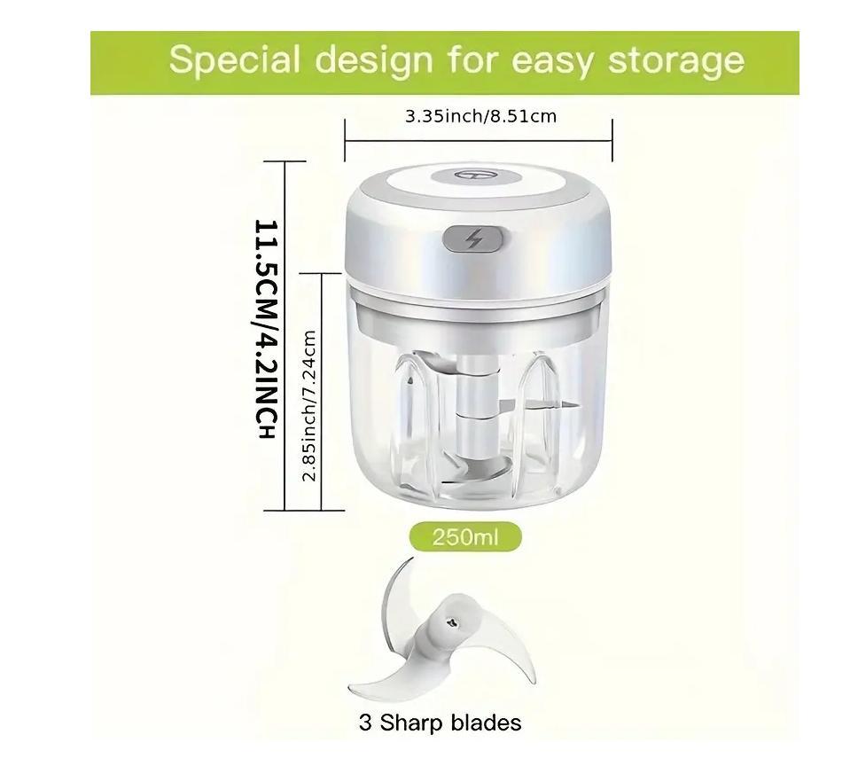 Ергономична преса за чесън – Компактен чопър за лесно и бързо готвене