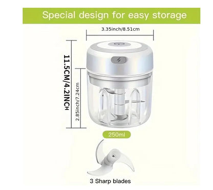 Ергономична преса за чесън – Компактен чопър за лесно и бързо готвене