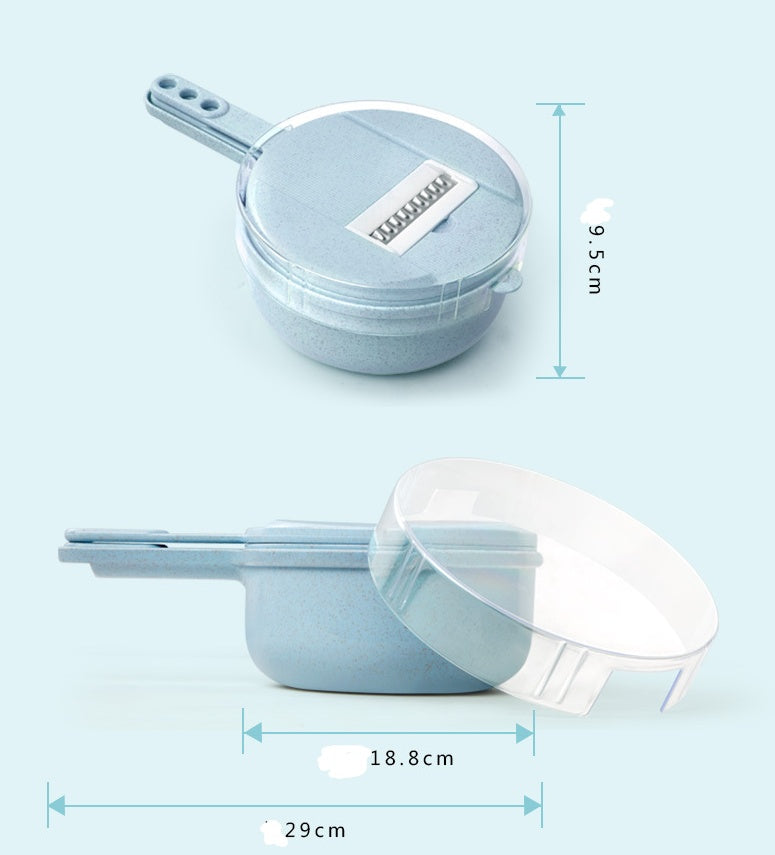 8-in-1 Mandoline Vegetable Slicer – Multi-Function Cutter, Peeler & Grater